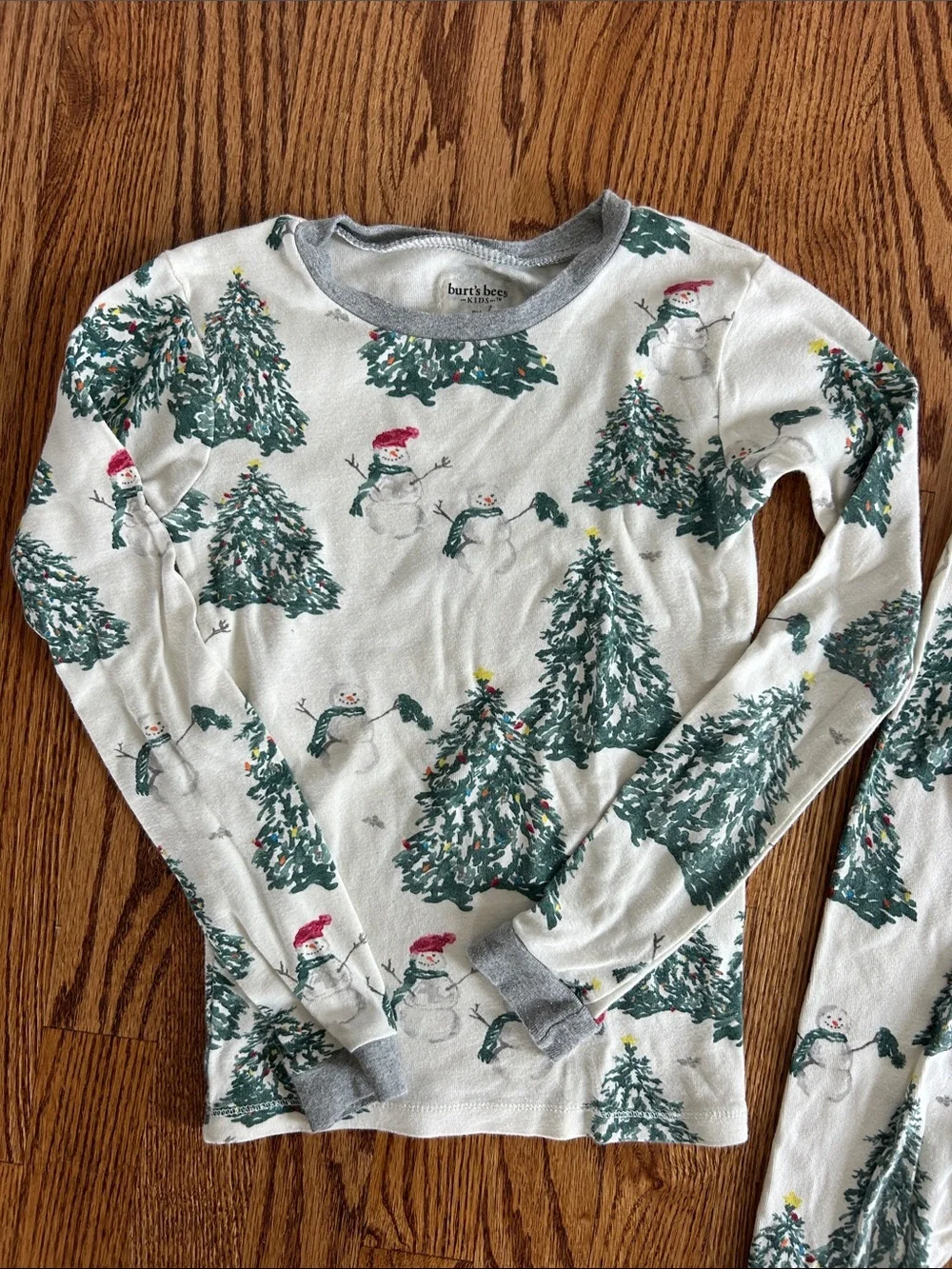 Burt’s Bees Christmas Tree Snowman Pajamas